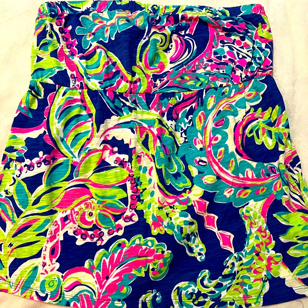 Lilly Pulitzer strapless top